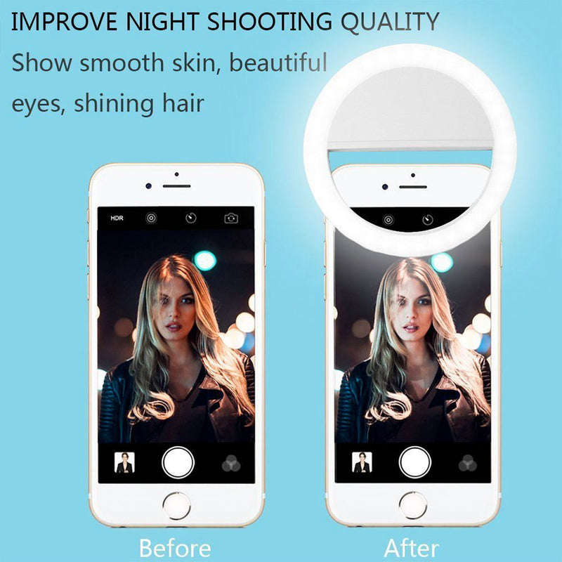 Anel de LED para Selfie