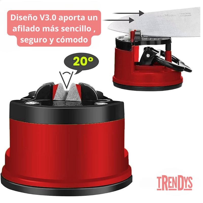 Afiador de Facas com Base de Sucção